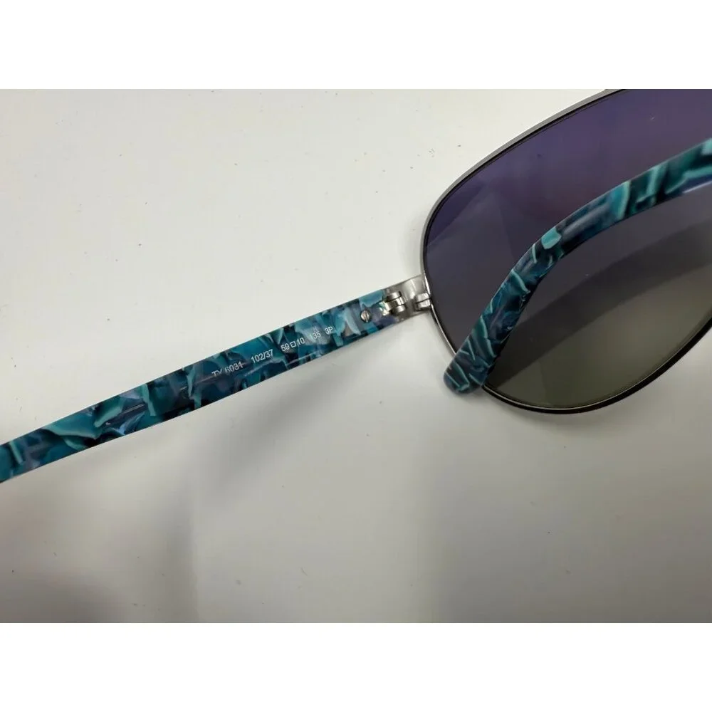Tory Burch Pilot Sunglasses TY 6031 101/T5 Gold & Tortoise